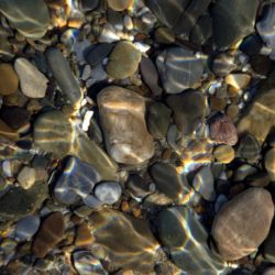 stones in water